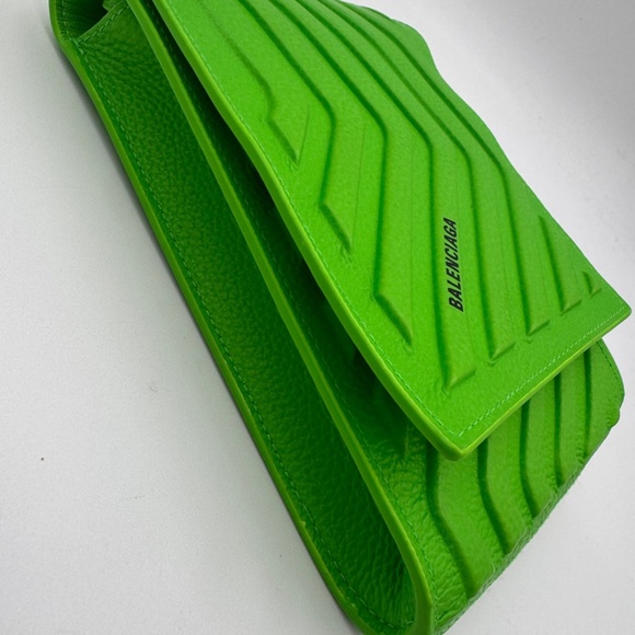 BALENCIAGA Car Flap Bag Green - Picture 3 of 10